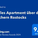 Helles über Den Dächern Rostocks Apartment *